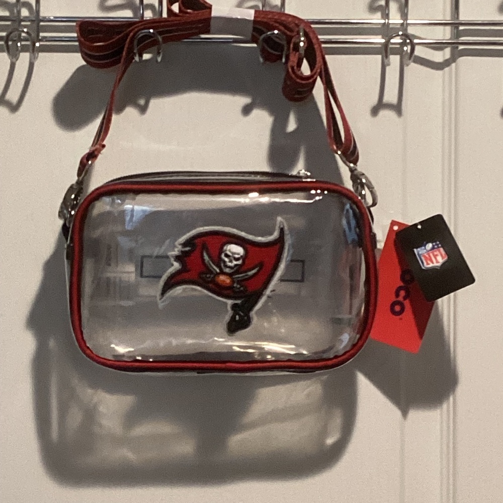 NWT Tampa Bay Buccaneers Clear Stadium/Arena/Messenger/ Crossbody Bag